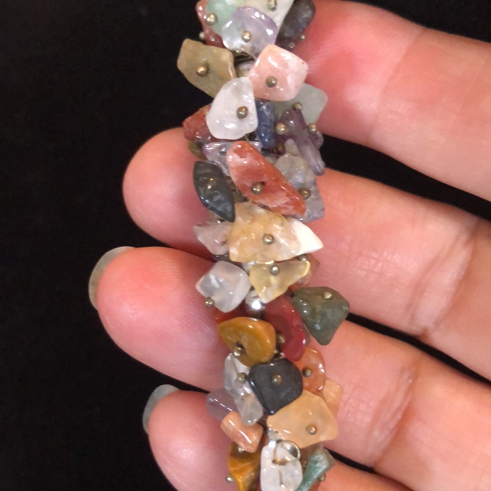 Multicolor Gemstone With Tiny Studs Embellishment… - image 4